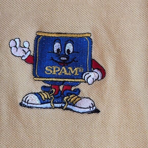 SPAM Vintage Outer Banks Polo Shirt Spam Embroidery - Picture 5 of 10
